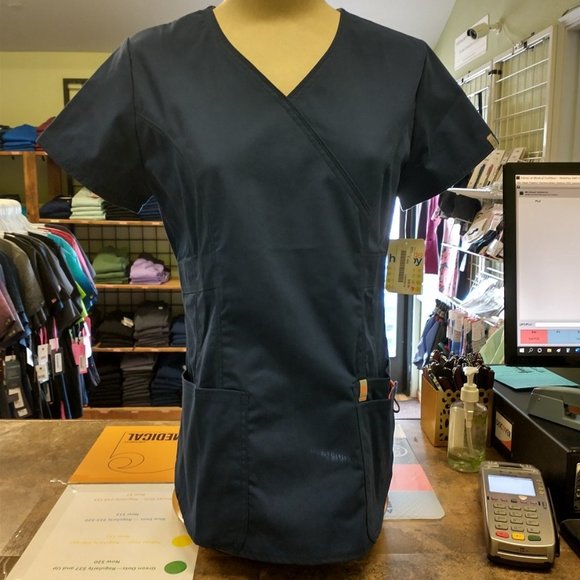 Code Happy Scrub Top (Large Sizes) - Picture 1 of 5